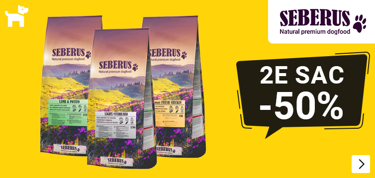 SEBERUS 2e zak 50% korting DOG